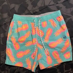 Party Pants Pineapple Swim trunks medium